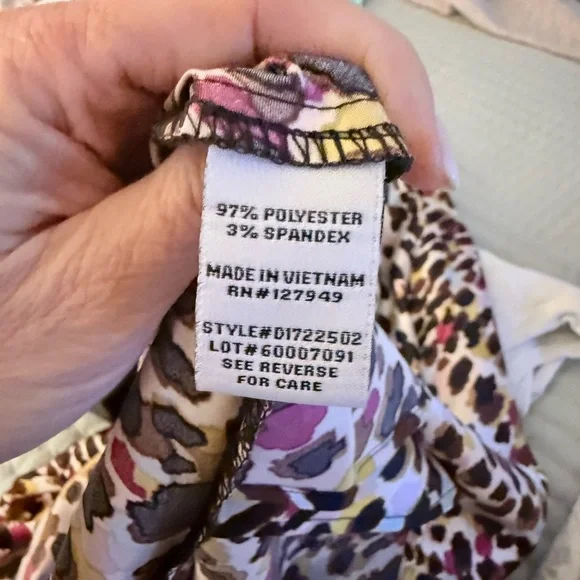Emma & Michele Multicolor Leopard Slip Dress - Size S - Picture 5 of 8